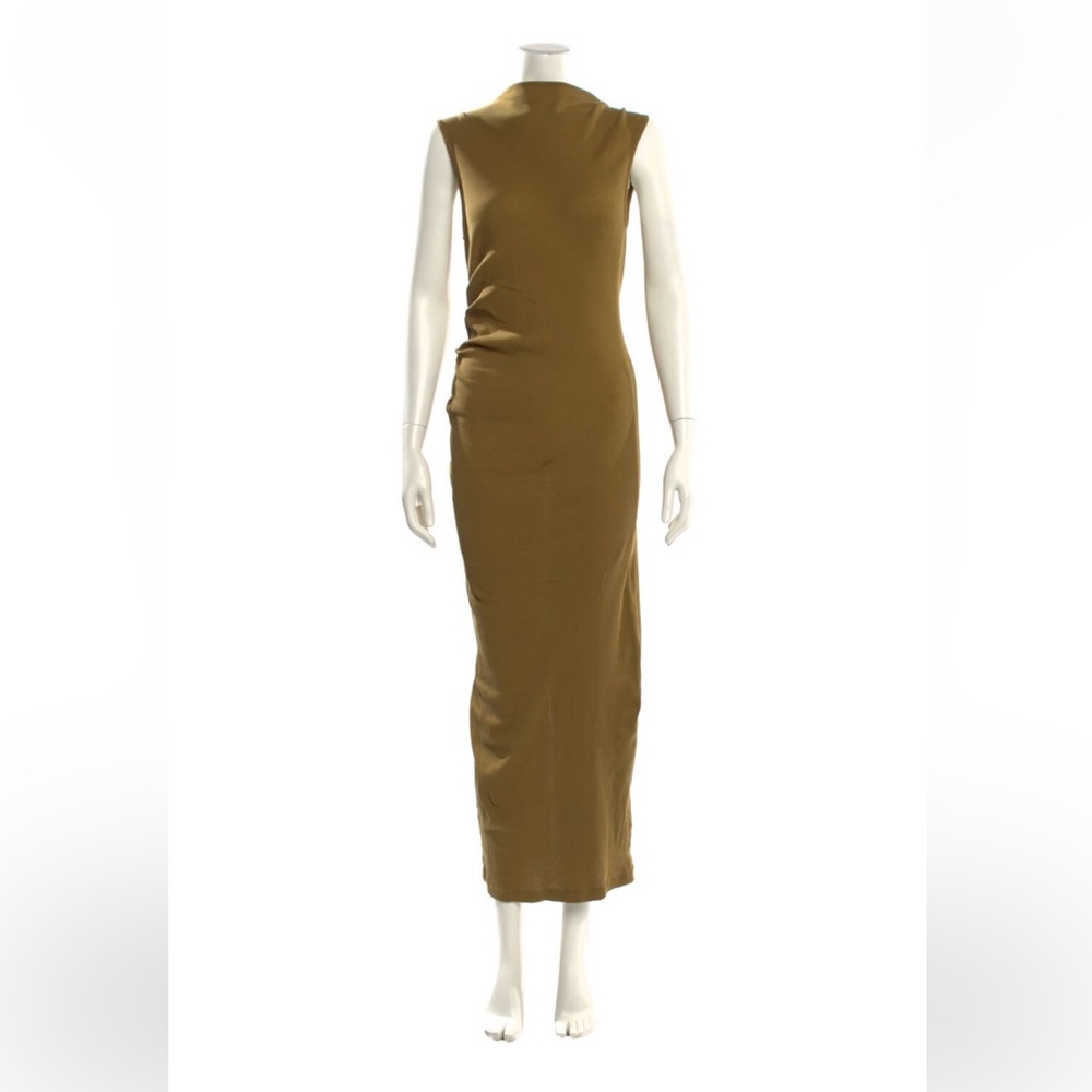 **SOLD** Helmut Lang Tan Maxi Dress